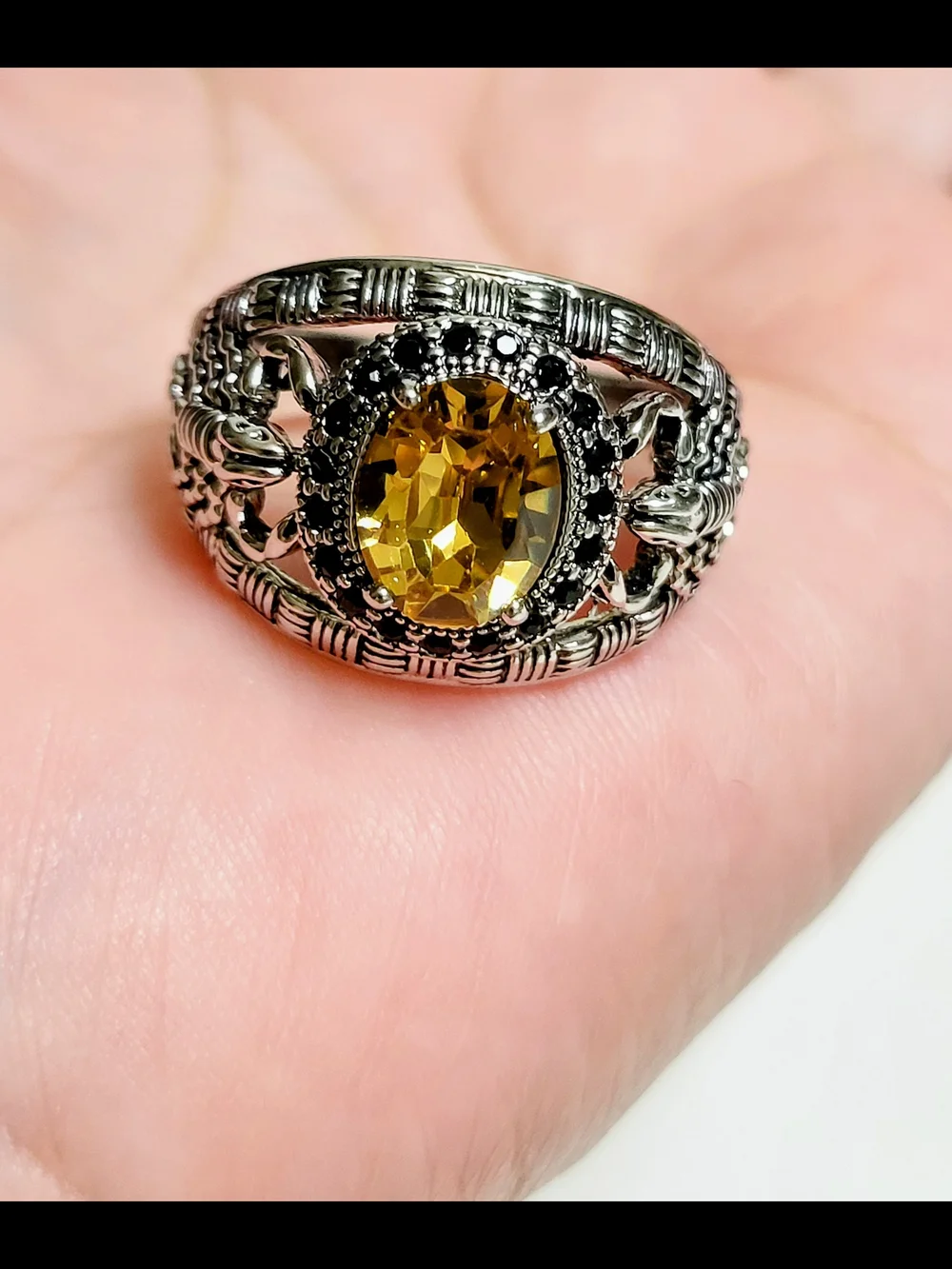 Men's Vintage Gothic Scorpion Ring Symbolizes Power and Protection Sizes 10 & 11